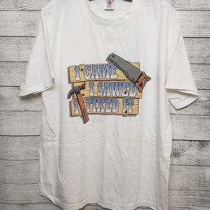 Delta Mens T Shirt XL USA 100% Preshrunk Cotton